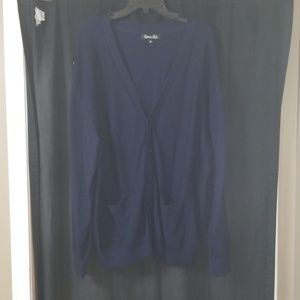 Men's XL Navy cardigan